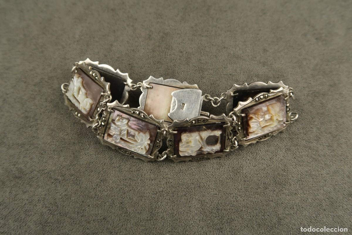 Joyeria: Antigua Pulsera de N&aacute;car y Plata - Foto 2