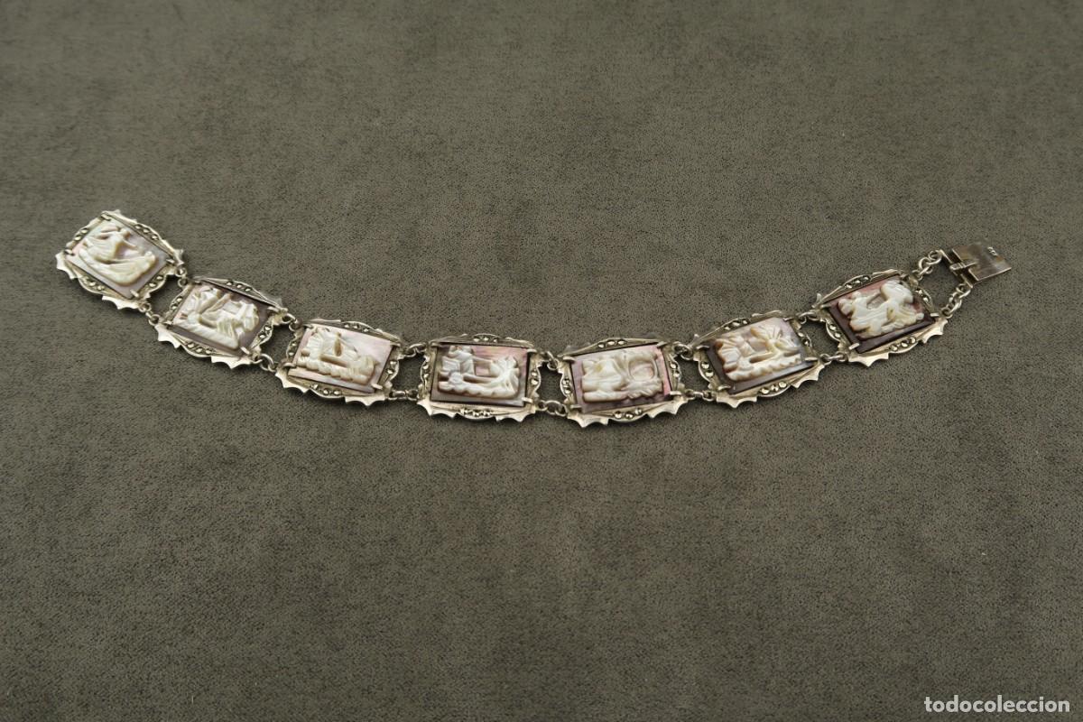 Joyeria: Antigua Pulsera de N&aacute;car y Plata - Foto 12