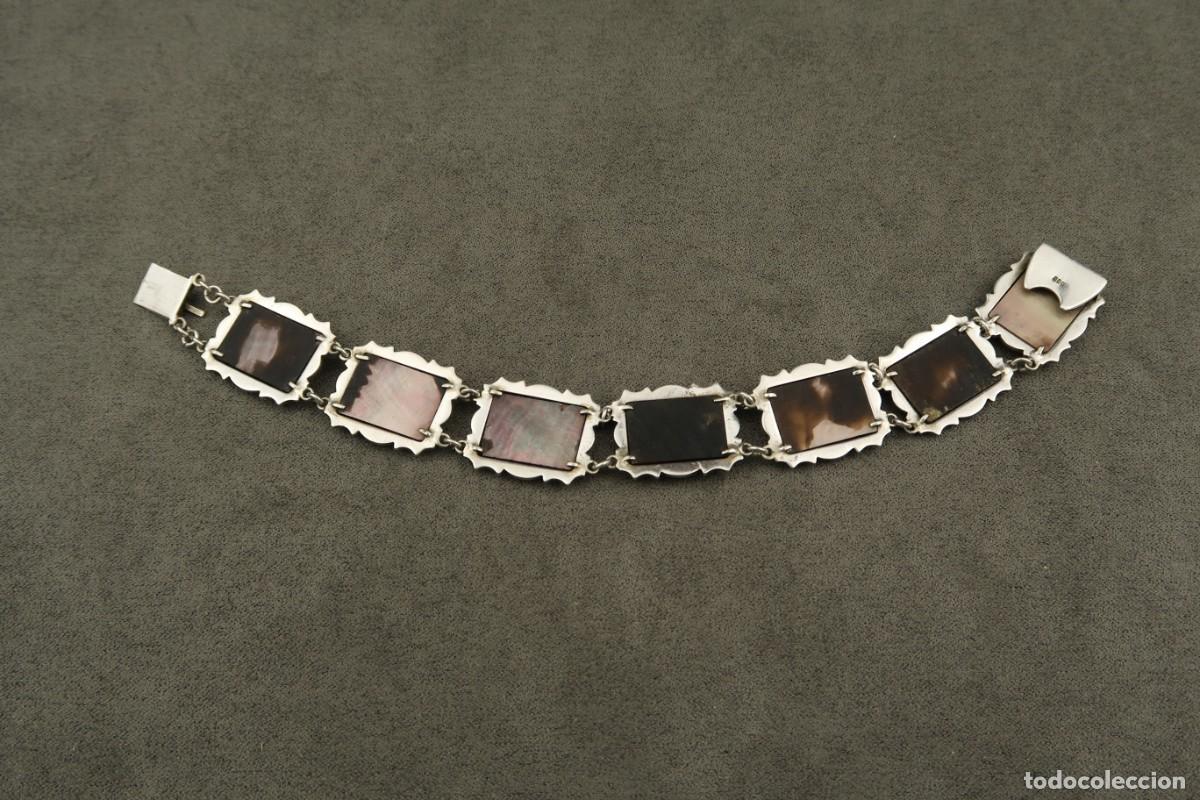 Joyeria: Antigua Pulsera de N&aacute;car y Plata - Foto 13