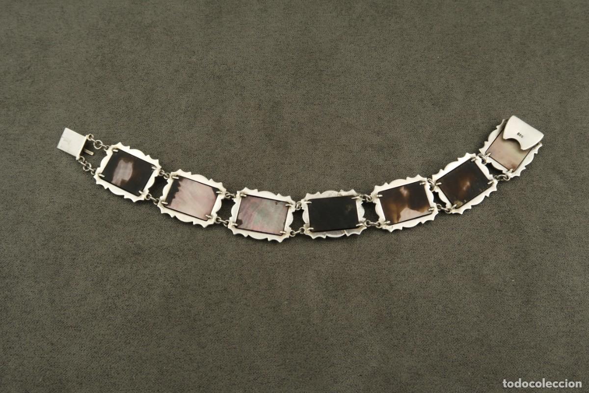 Joyeria: Antigua Pulsera de N&aacute;car y Plata - Foto 14