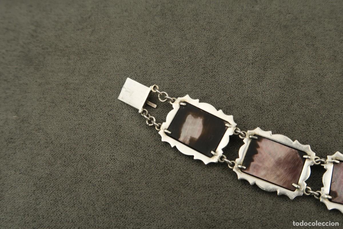 Joyeria: Antigua Pulsera de N&aacute;car y Plata - Foto 15
