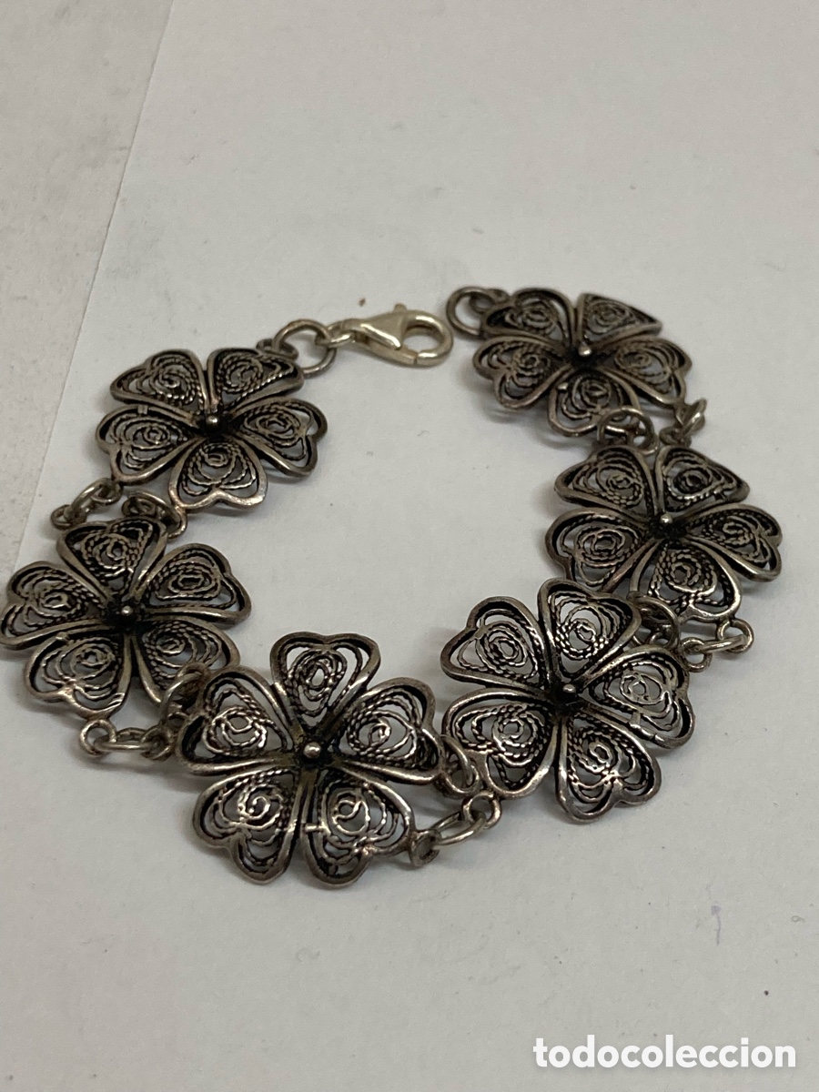Joyeria: Pulsera de plata con filigrana Pul338 - Foto 1