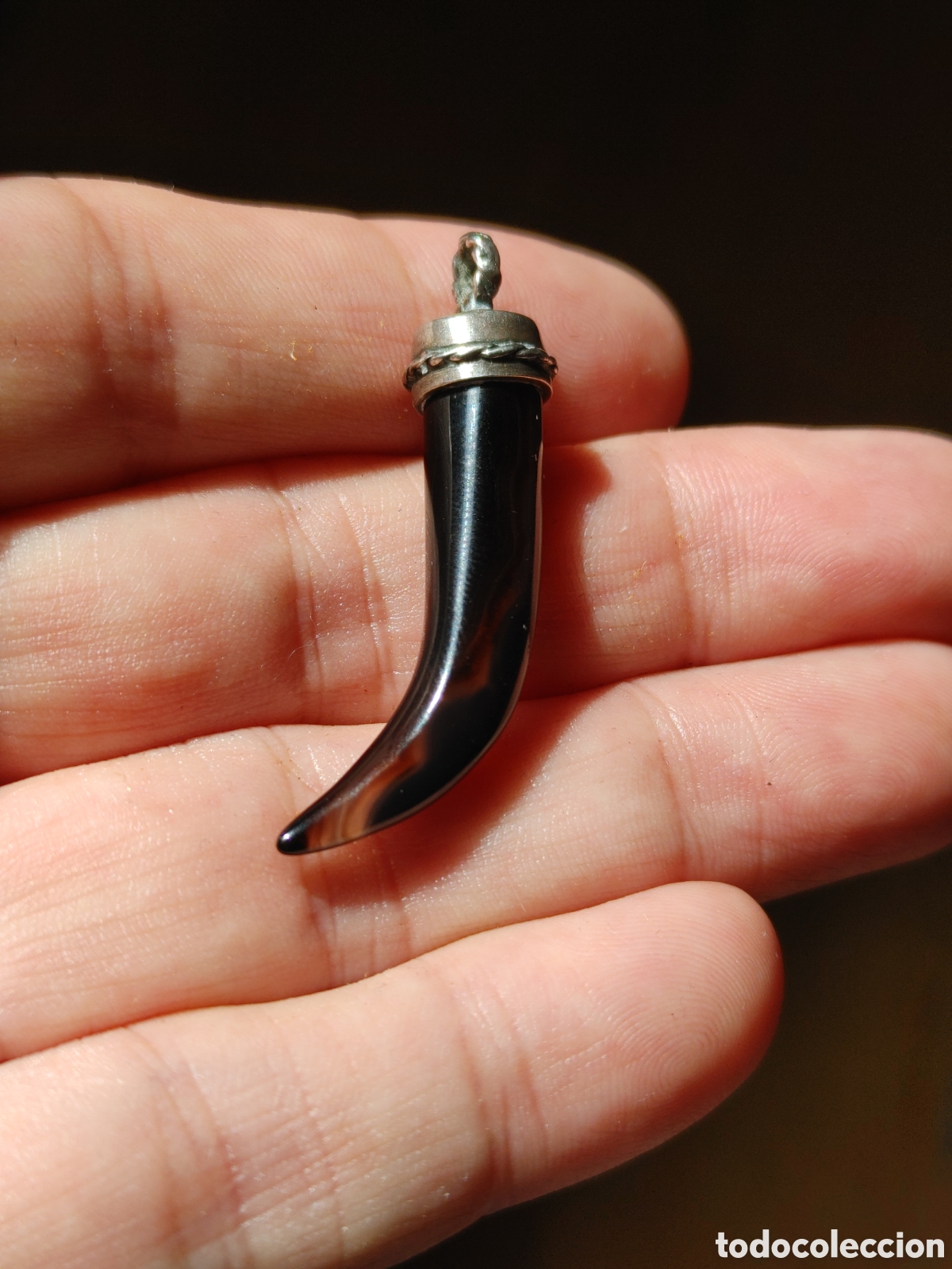 Joyeria: Colgante en plata y onix. - Foto 1