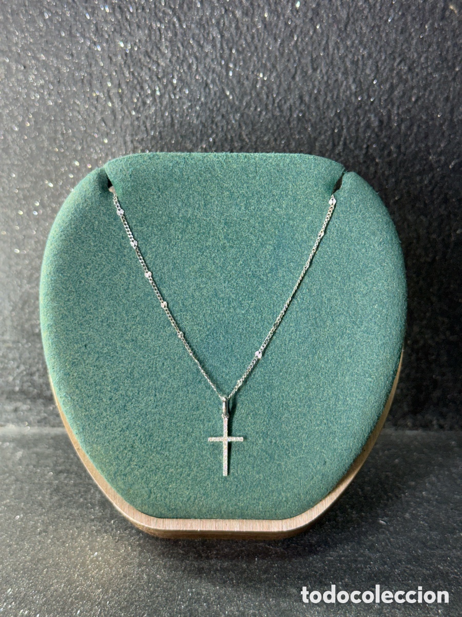 Joyeria: Collar Oro Blanco Y Diamantes - Foto 1