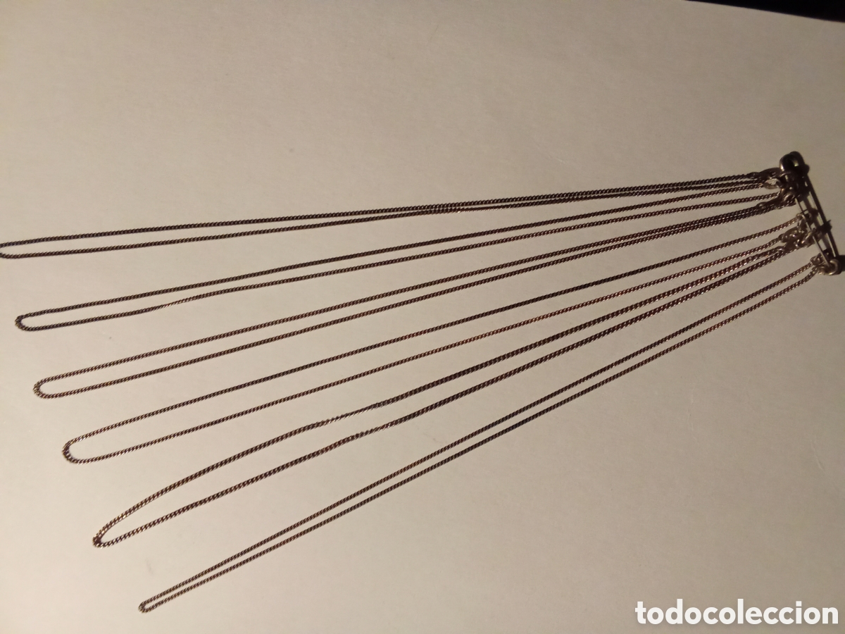 Joyeria: Lote de 6 cadenas de plata de 50 cm - Foto 1