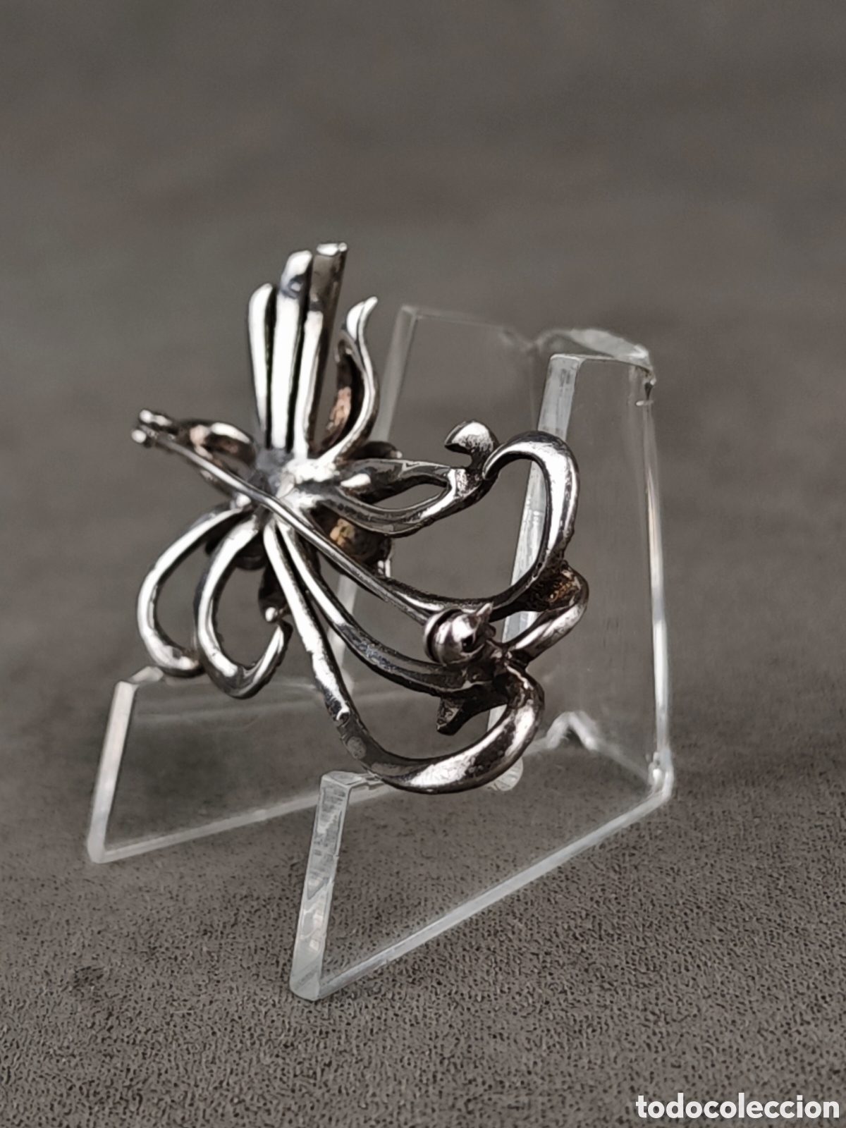 Joyeria: Antiguo Broche de Plata y Marcasitas - Foto 9