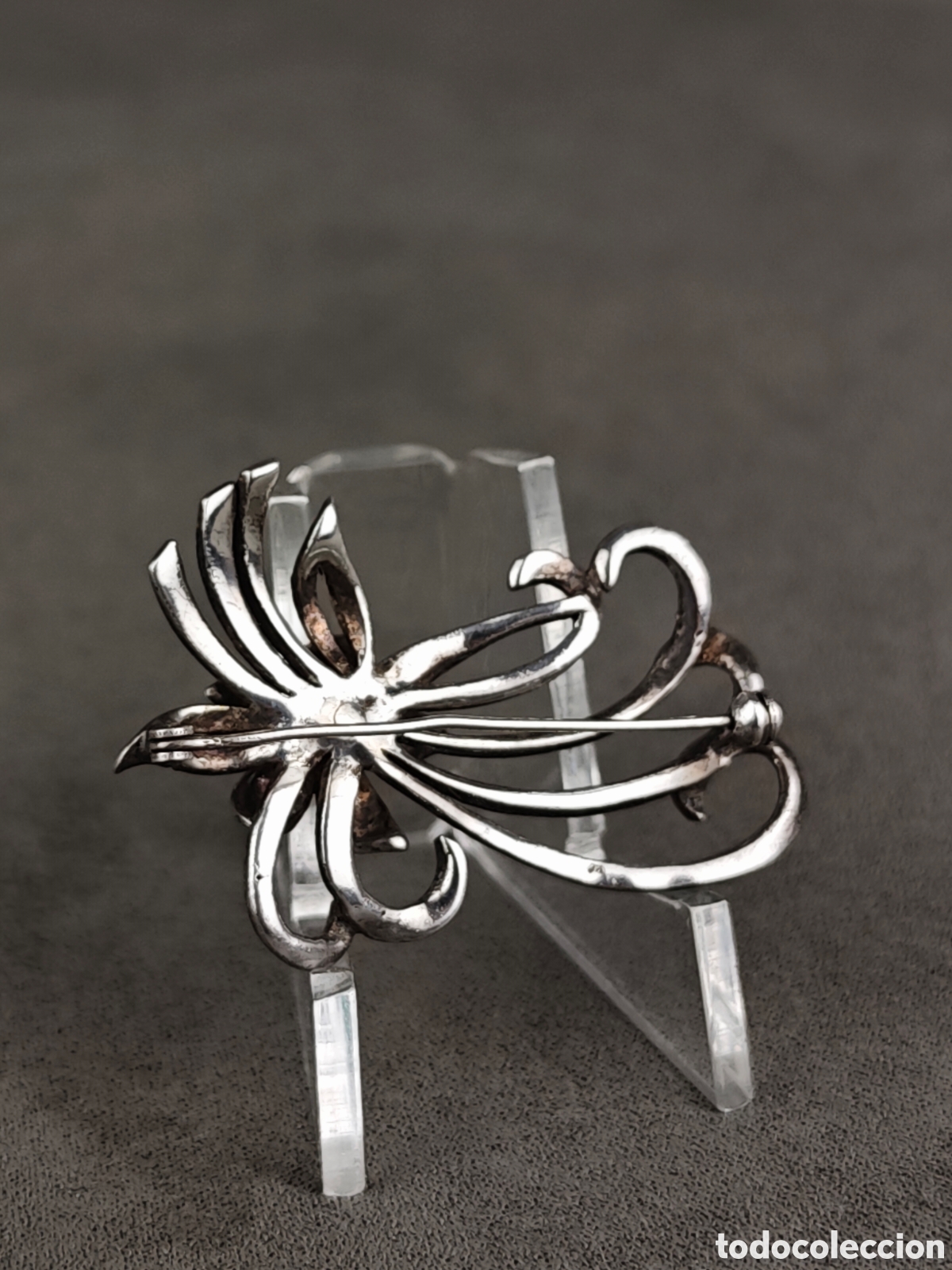 Joyeria: Antiguo Broche de Plata y Marcasitas - Foto 11