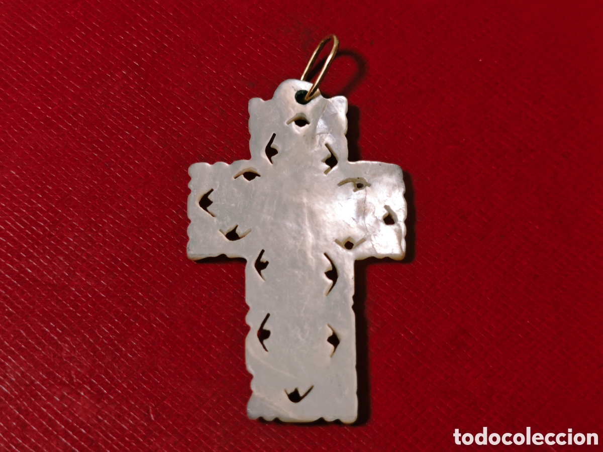 Joyeria: CRUZ ORO 18 K REASA Y NACAR - Foto 7