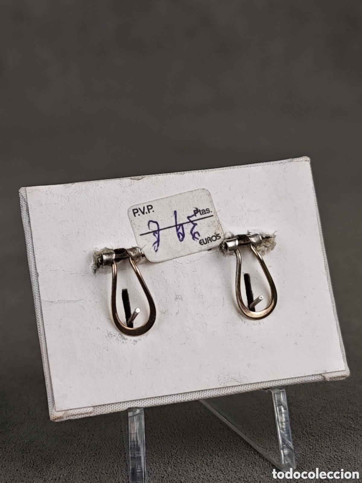 Joyeria: Antiguos Pendientes Plata - Foto 7