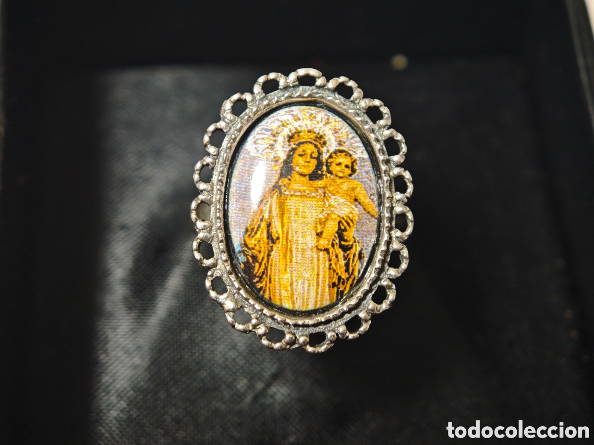 Joyeria: Anillo de plata de ley Virgen con ni&ntilde;o - Foto 5