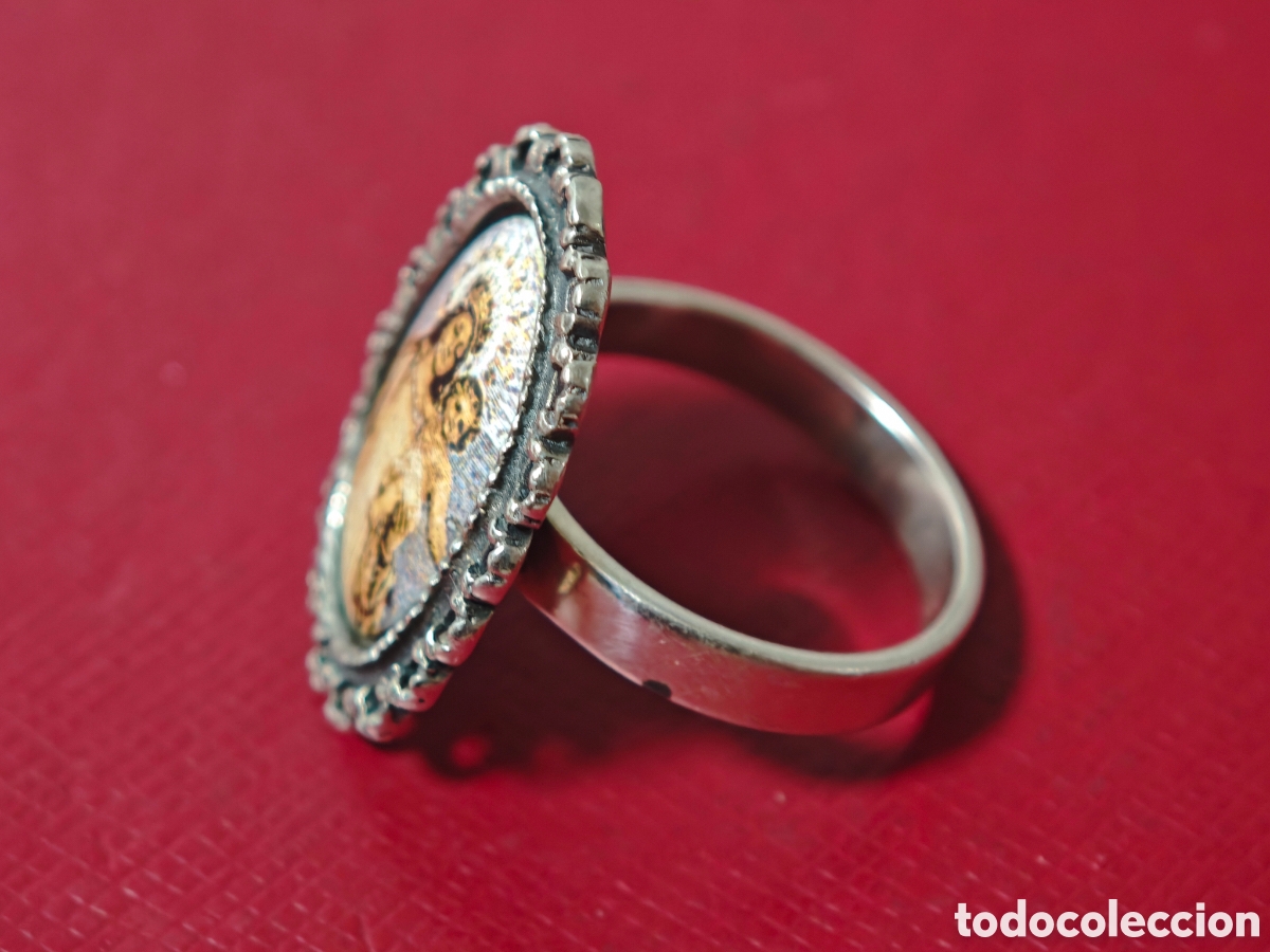 Joyeria: Anillo de plata de ley Virgen con ni&ntilde;o - Foto 7