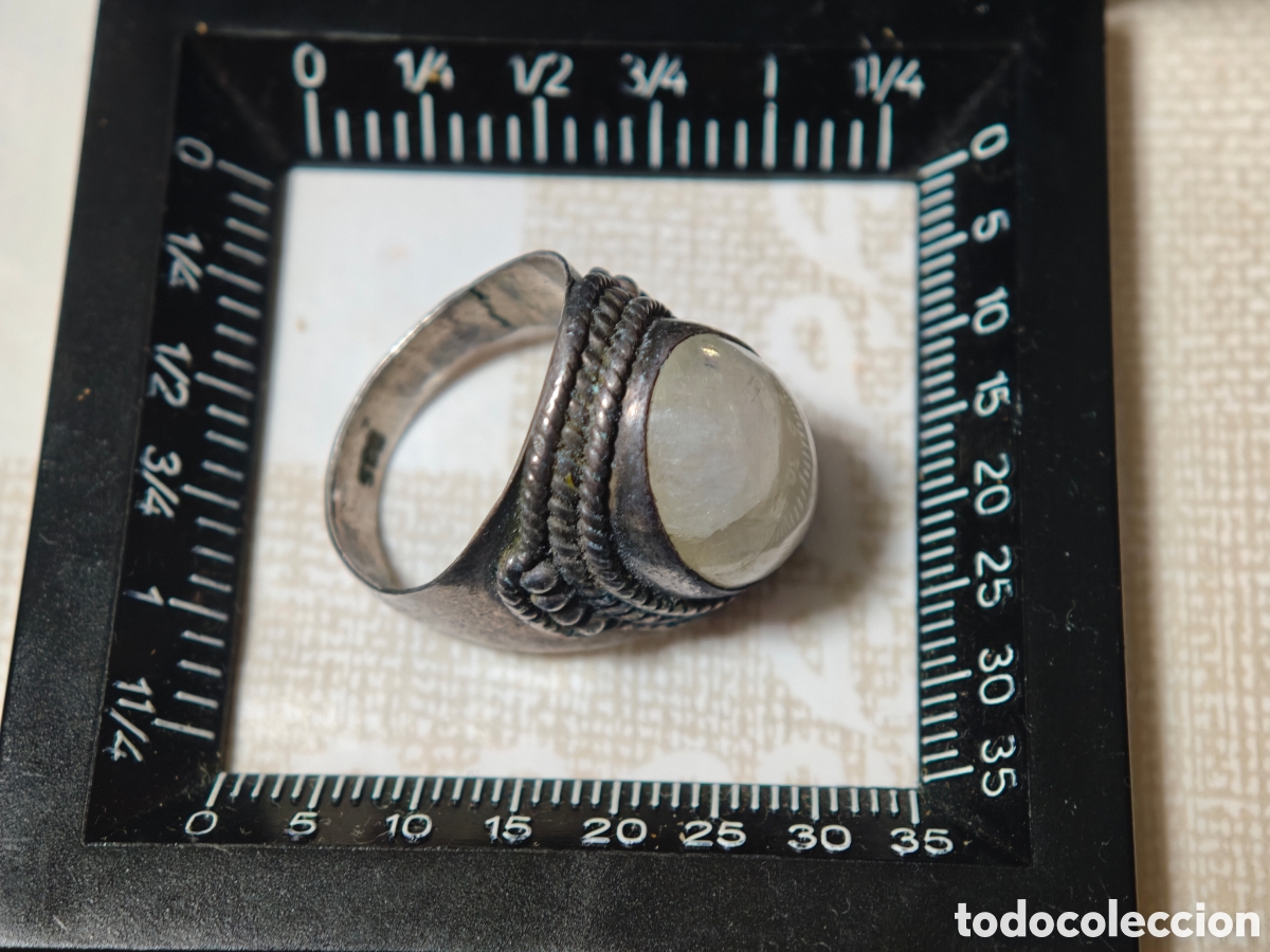 Joyeria: Anillo en plata de ley con perla y marcasitas - Foto 4