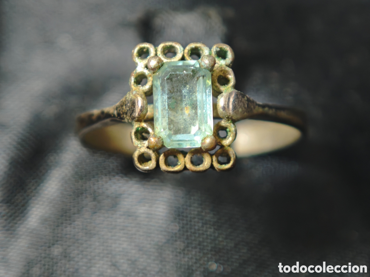 Joyeria: Anillo en plata de ley con piedra azul - Foto 2