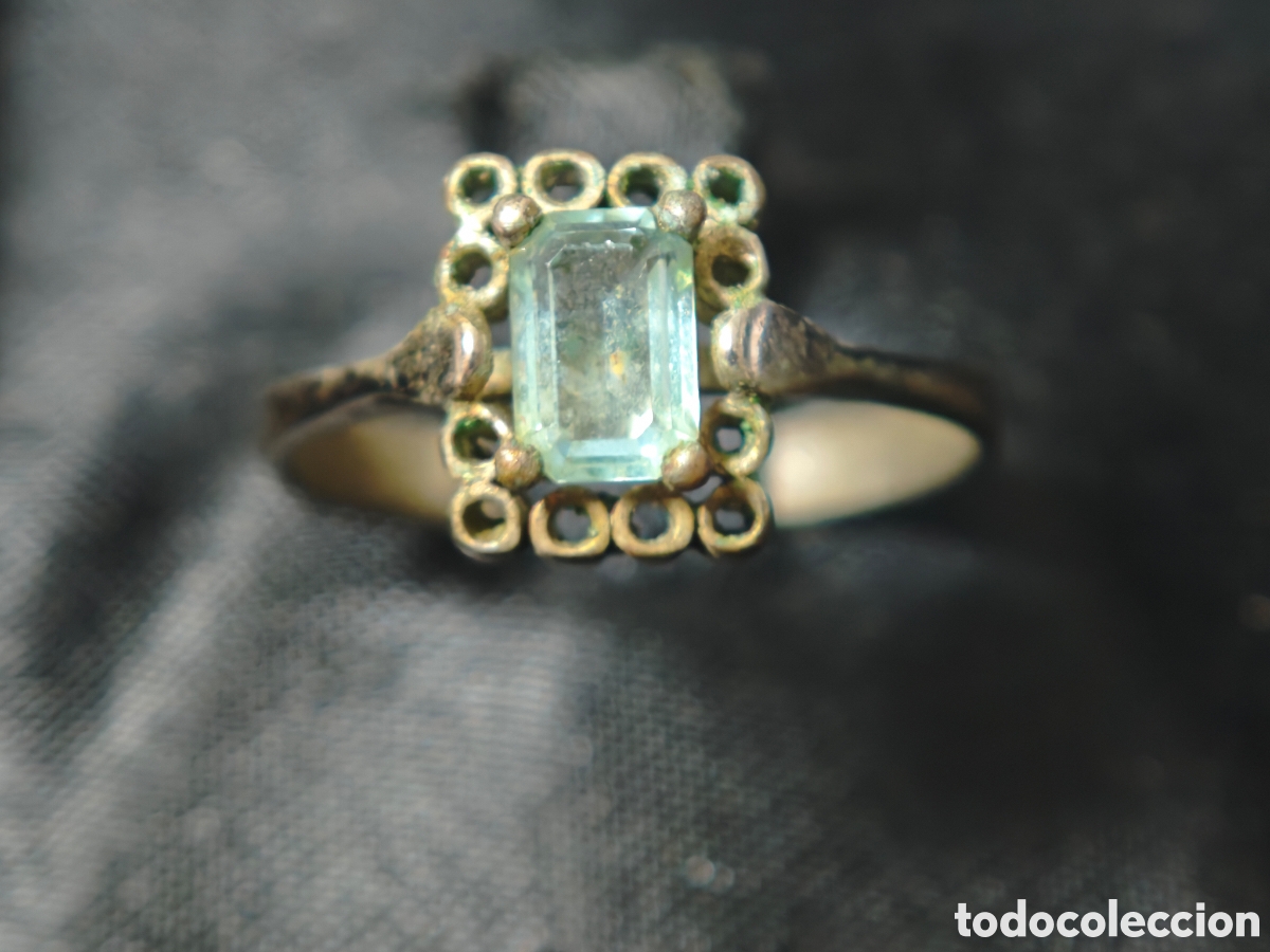 Joyeria: Anillo en plata de ley con piedra azul - Foto 3