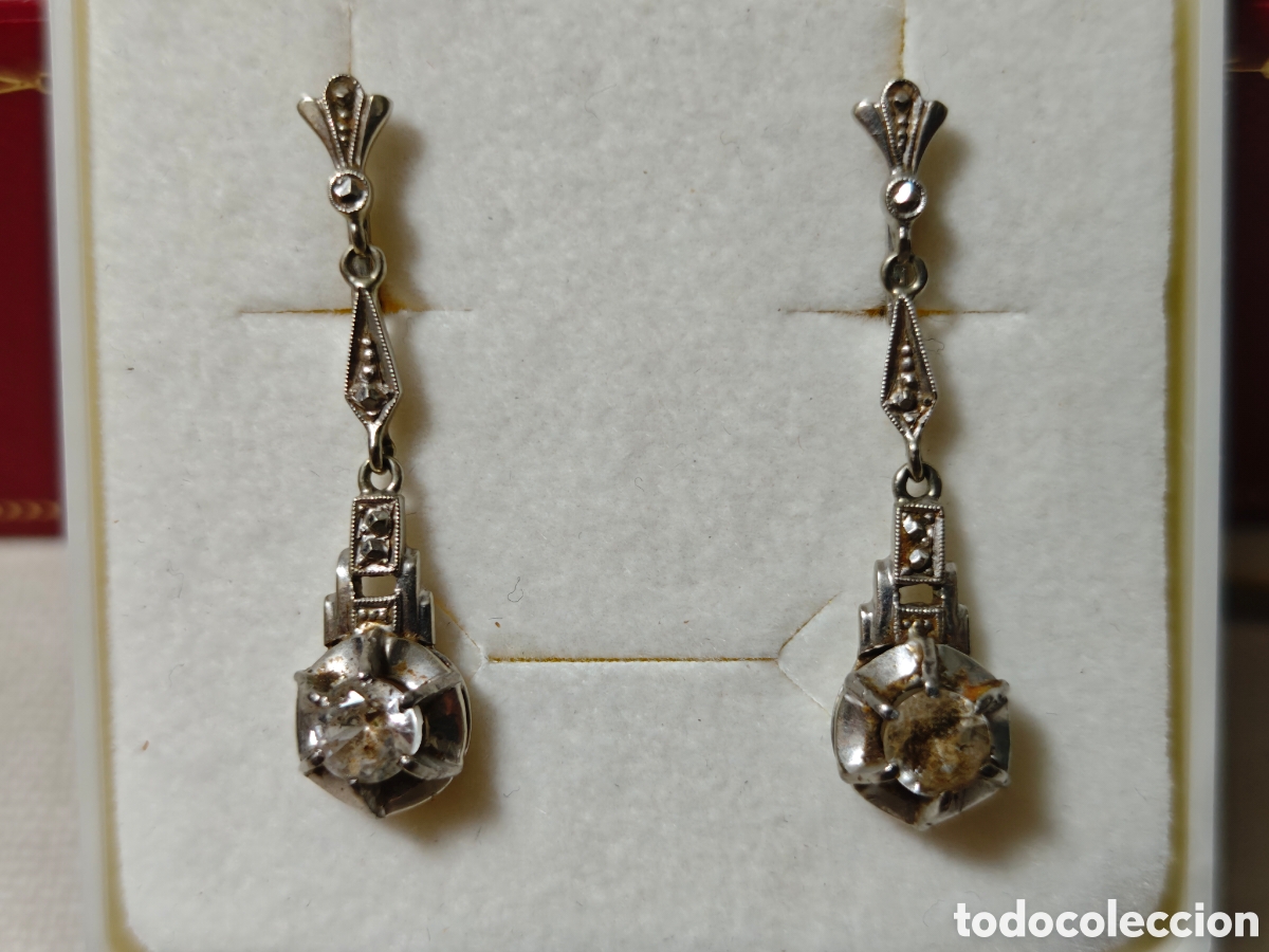 Joyeria: Bonitos pendientes largos en plata de ley y circonitas - Foto 6