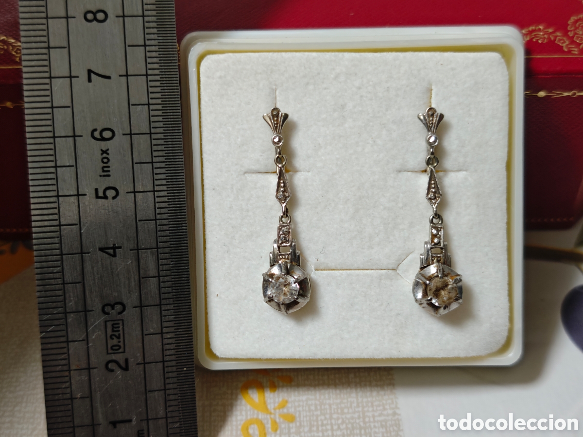 Joyeria: Bonitos pendientes largos en plata de ley y circonitas - Foto 7