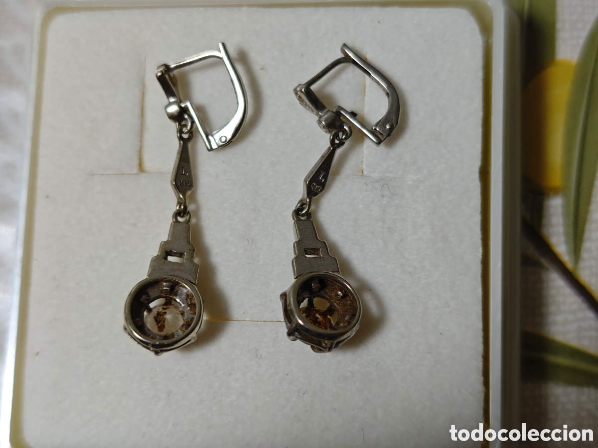 Joyeria: Bonitos pendientes largos en plata de ley y circonitas - Foto 8