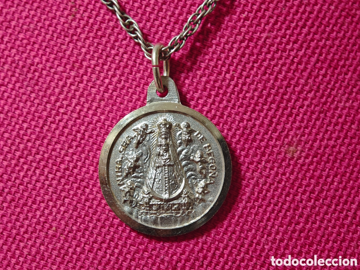Joyeria: Medalla en plata de ley de la Virgen de Bego&ntilde;a - Foto 2