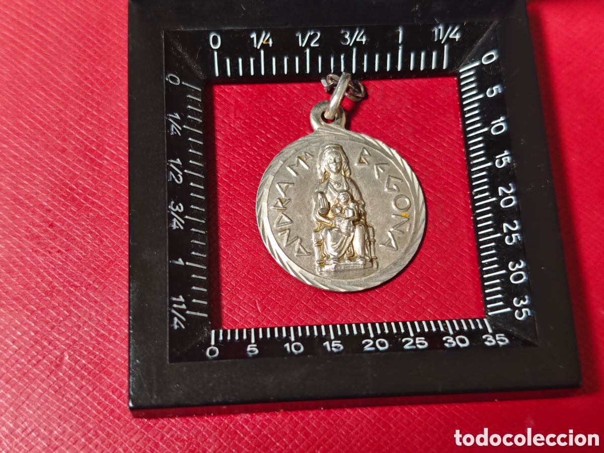 Joyeria: Escapulario en plata de ley de Jes&uacute;s y la Virgen - Foto 5