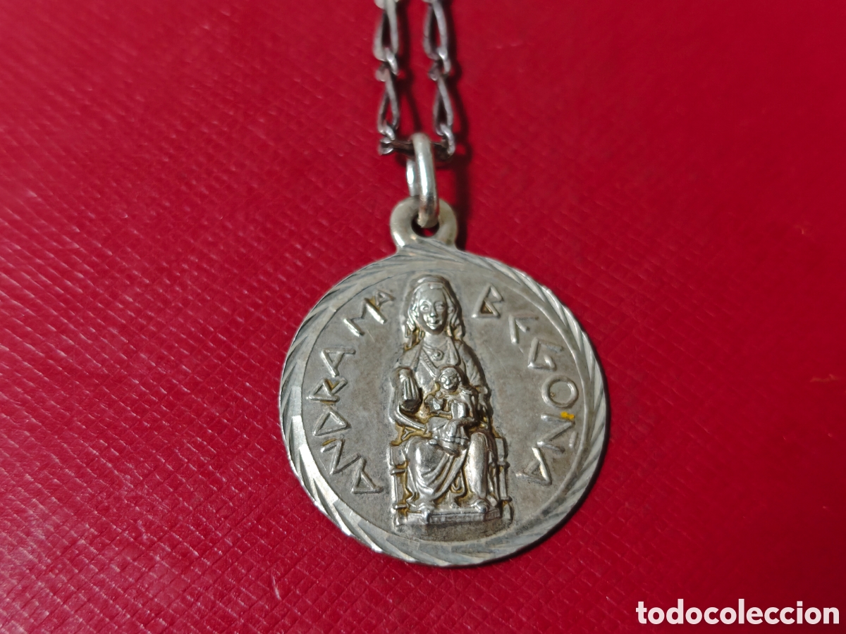 Joyeria: Escapulario en plata de ley de Jes&uacute;s y la Virgen - Foto 6