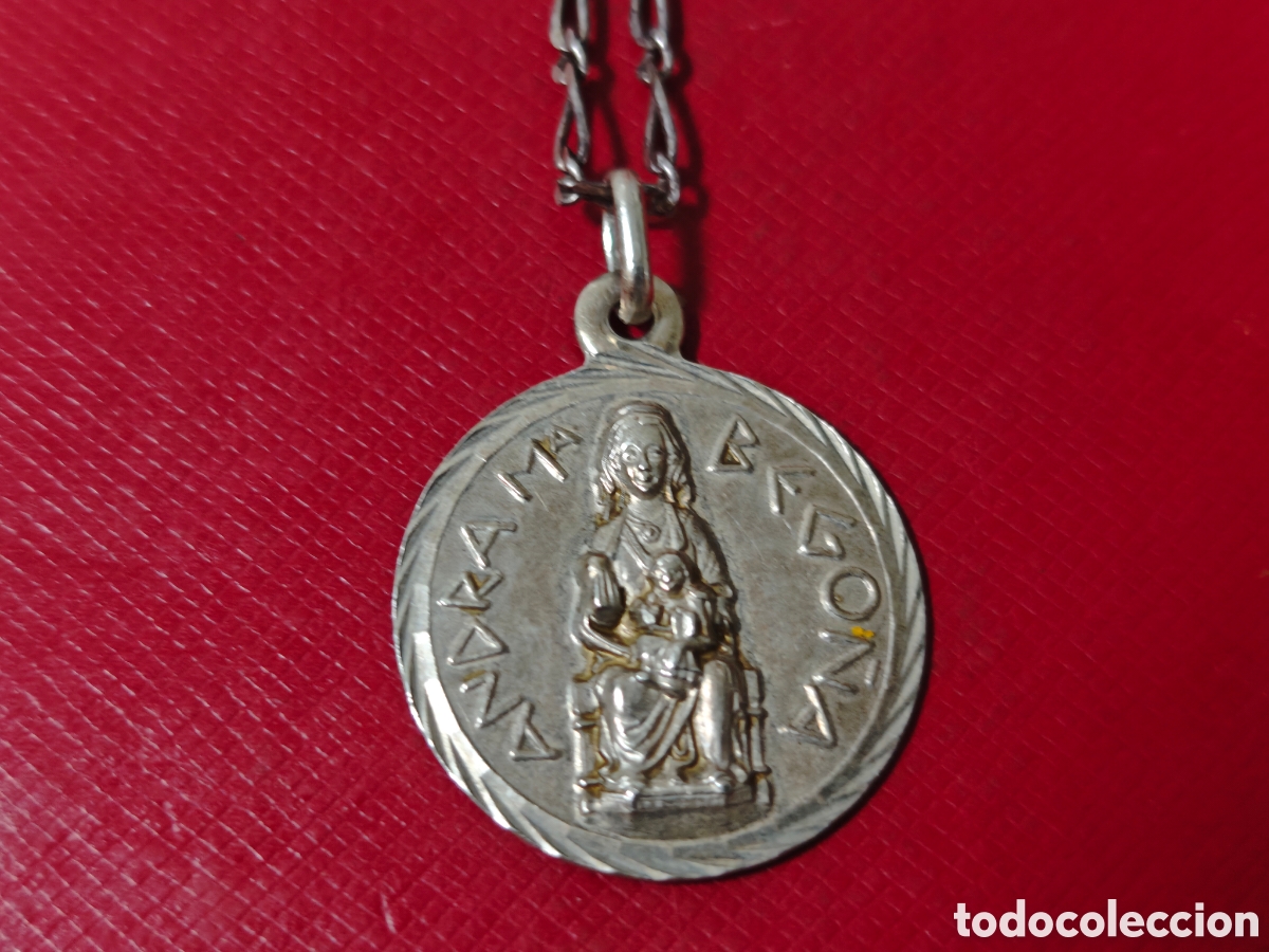 Joyeria: Escapulario en plata de ley de Jes&uacute;s y la Virgen - Foto 7