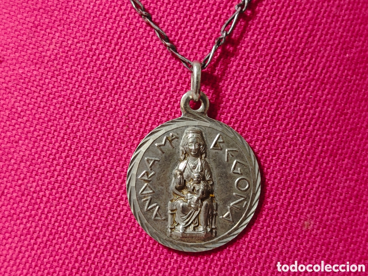 Joyeria: Escapulario en plata de ley de Jes&uacute;s y la Virgen - Foto 8
