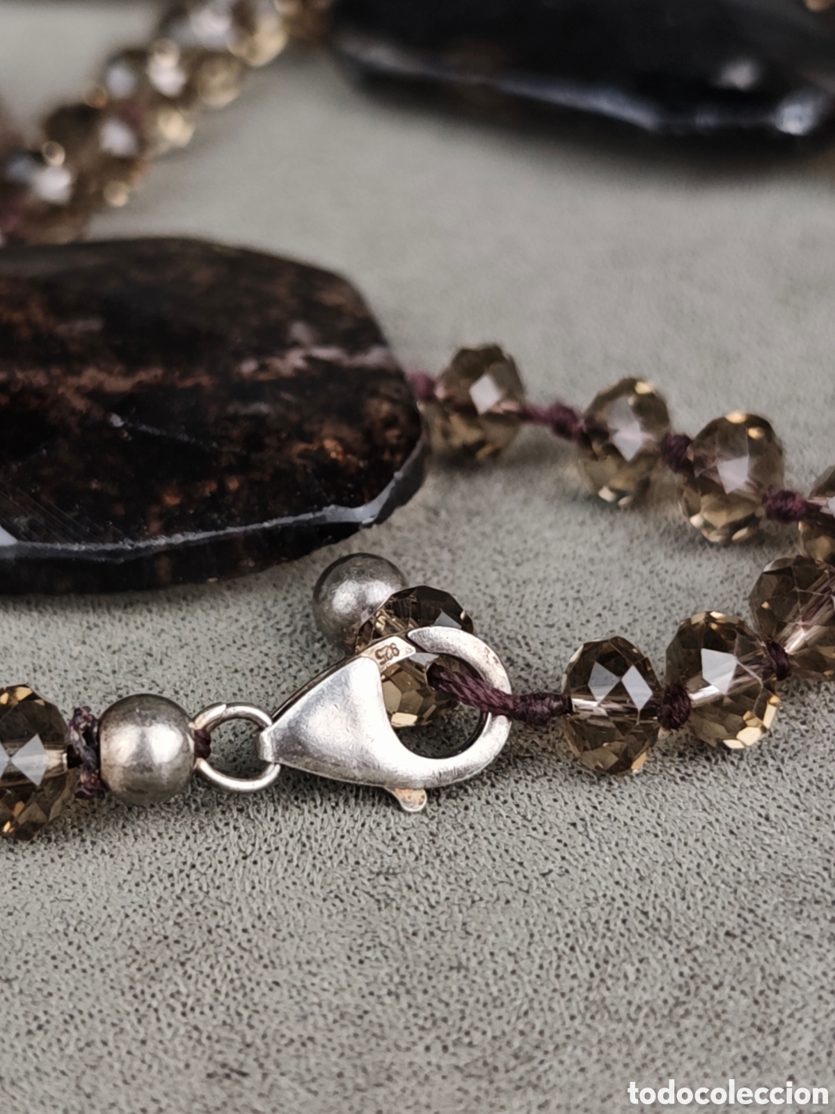 Joyeria: Antiguo Collar Cristal Facetado - Foto 12