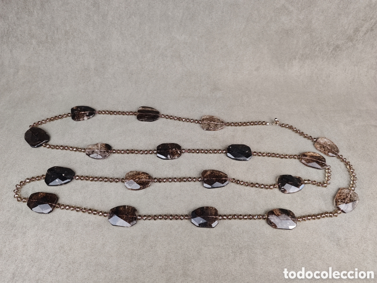 Joyeria: Antiguo Collar Cristal Facetado - Foto 19