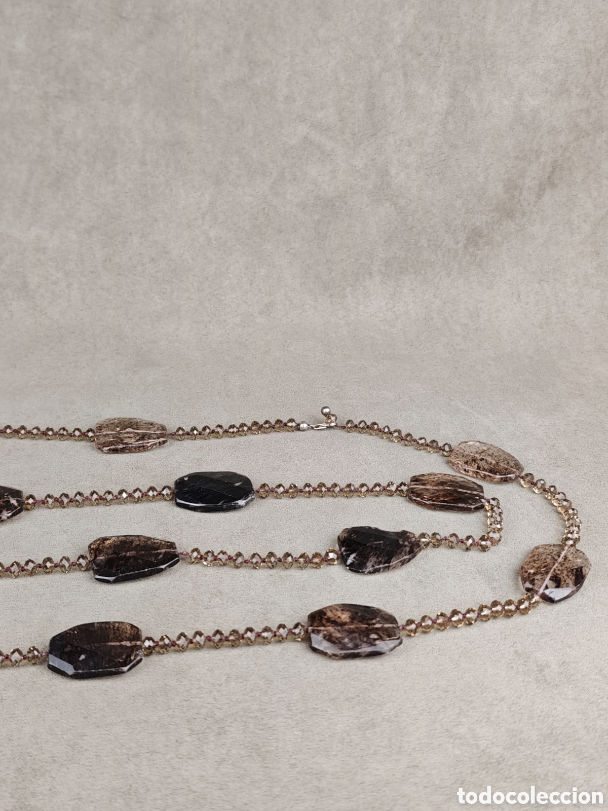 Joyeria: Antiguo Collar Cristal Facetado - Foto 22