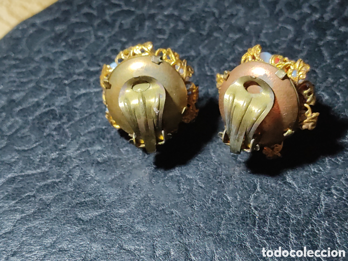Joyeria: Pendientes de roseton Art Deco & Flor de cristal de Murano. - Foto 5