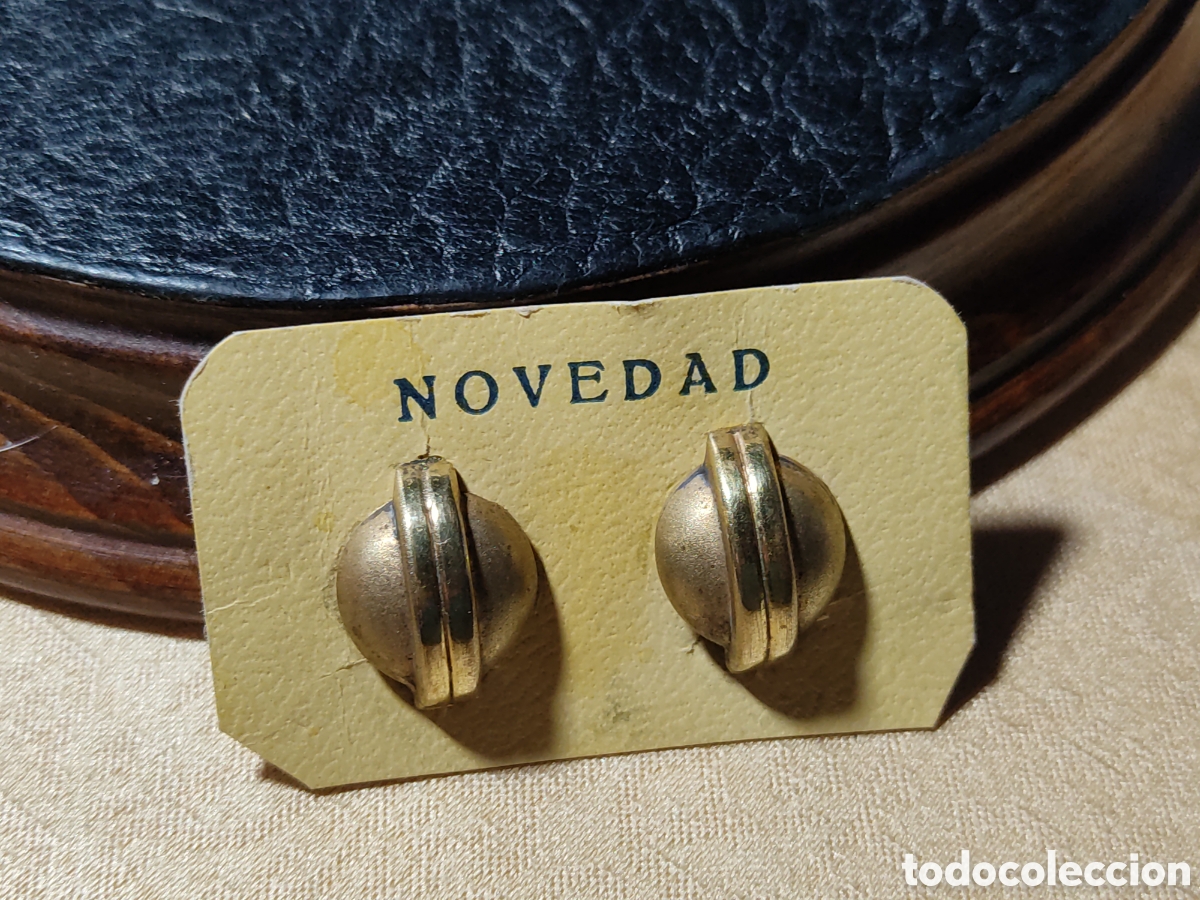 Joyeria: Pendientes dorados Art Deco. - Foto 2