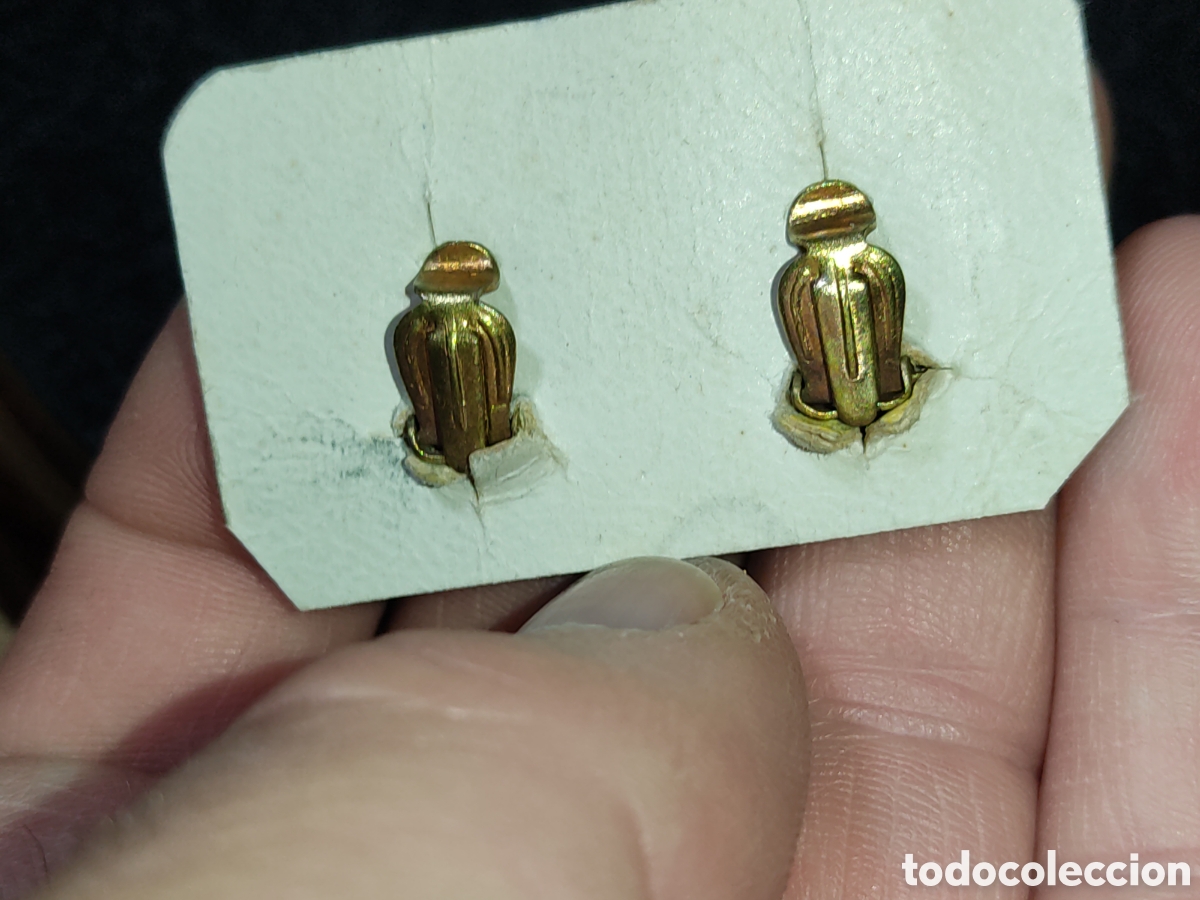 Joyeria: Pendientes dorados Art Deco. - Foto 3