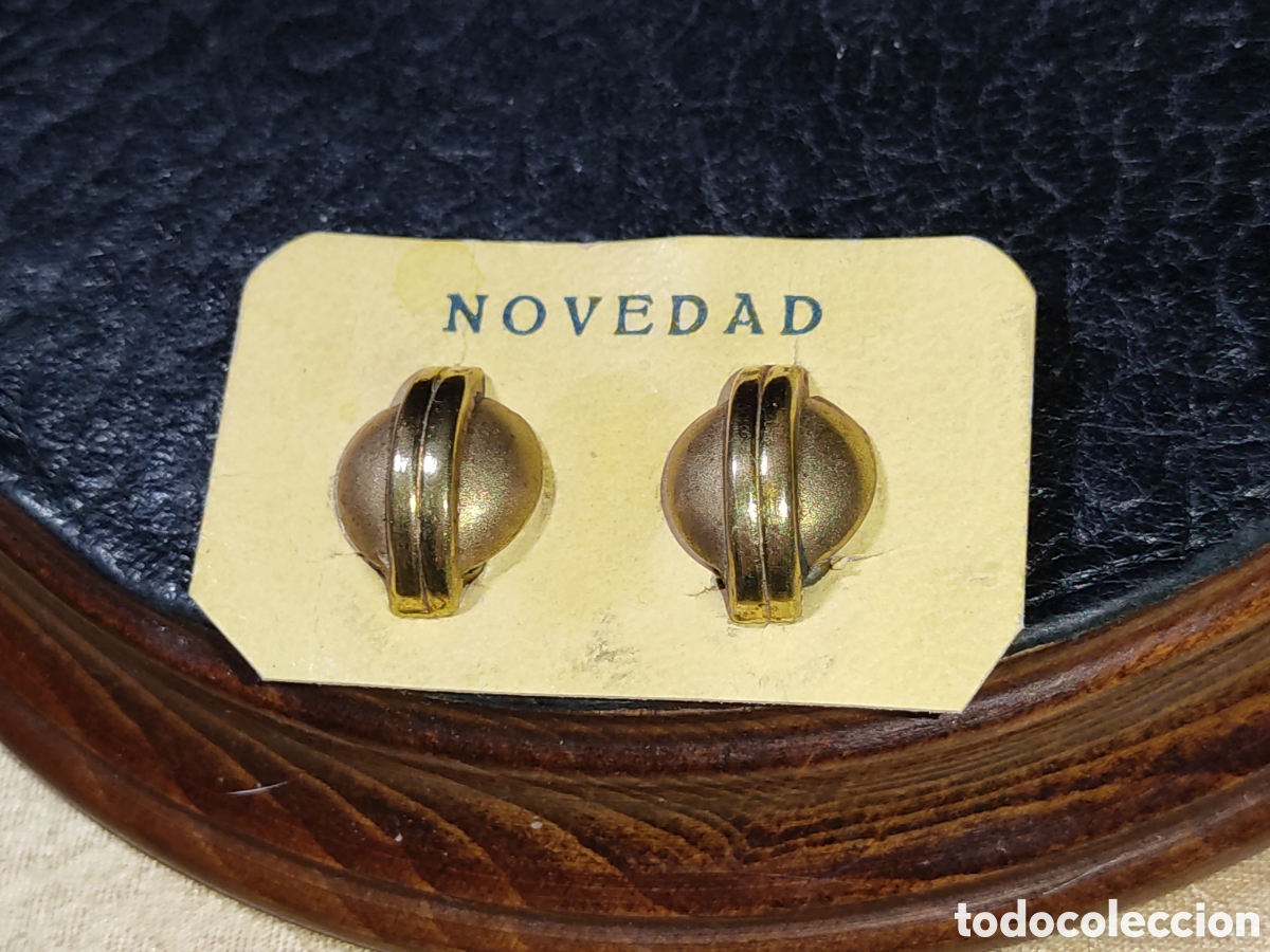 Joyeria: Pendientes dorados Art Deco. - Foto 4