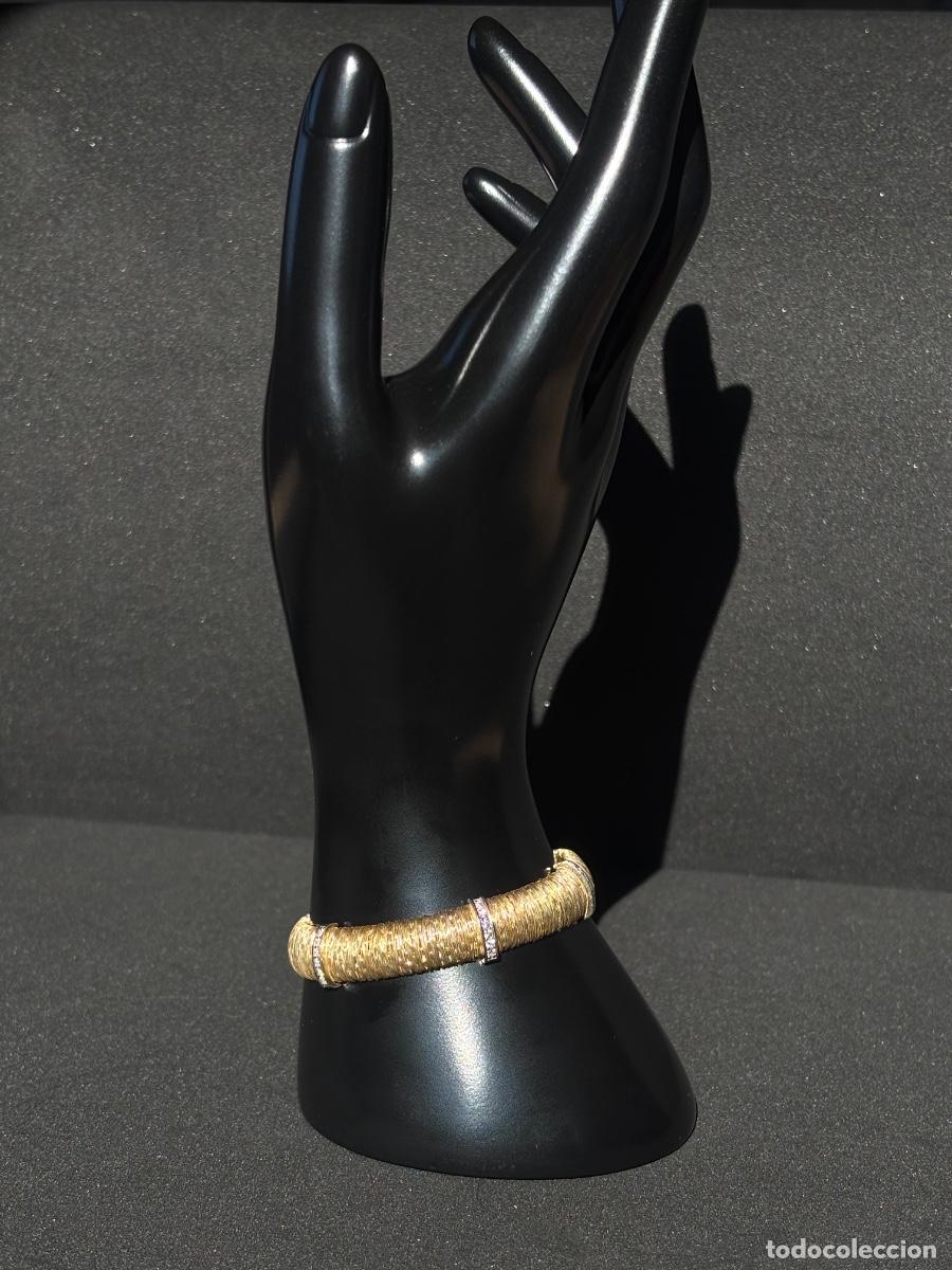 Joyeria: (AD) ELEGANTE PULSERA DE PLATA DORADA 925 - Foto 1