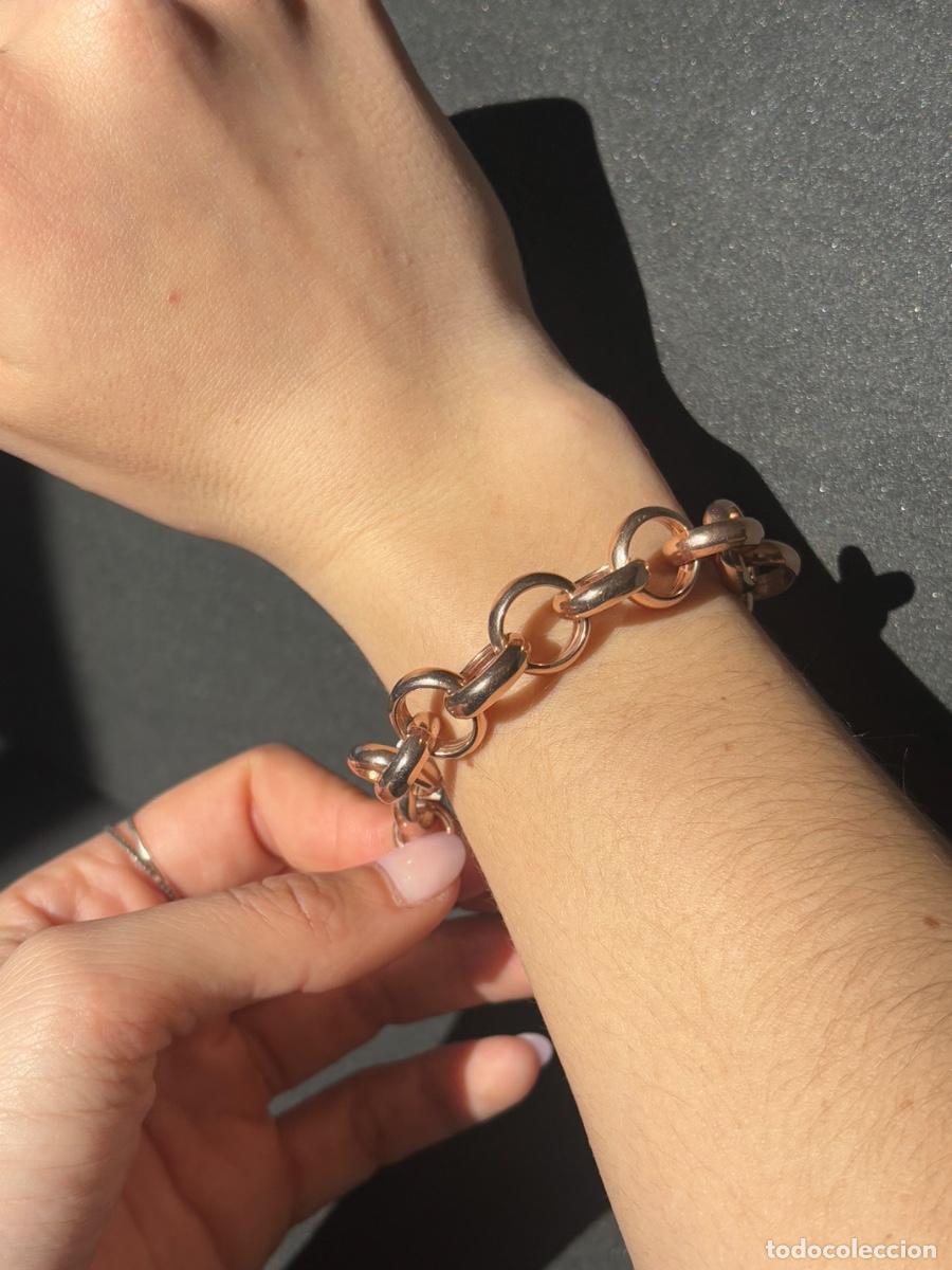 Joyeria: (AD) PULSERA DE PLATA DORADA DE MUJER - Foto 5