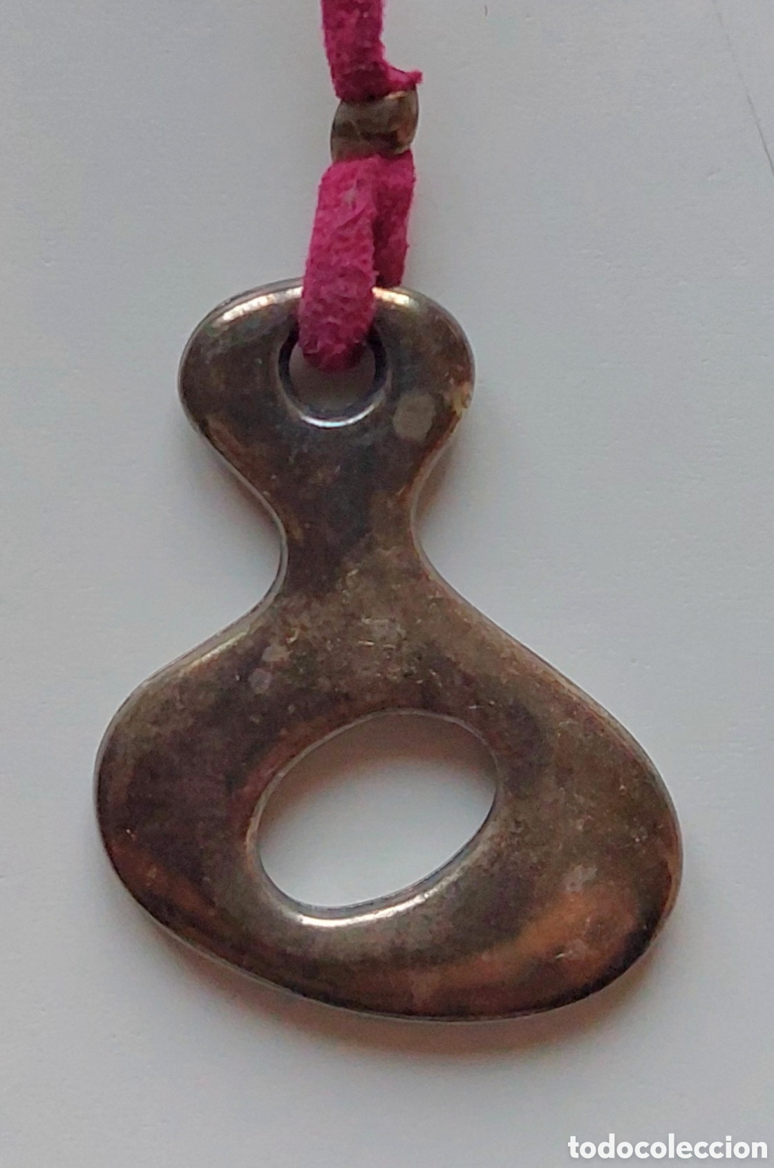 Joyeria: COLGANTE COBRIZO CORDON ROSA - Foto 2