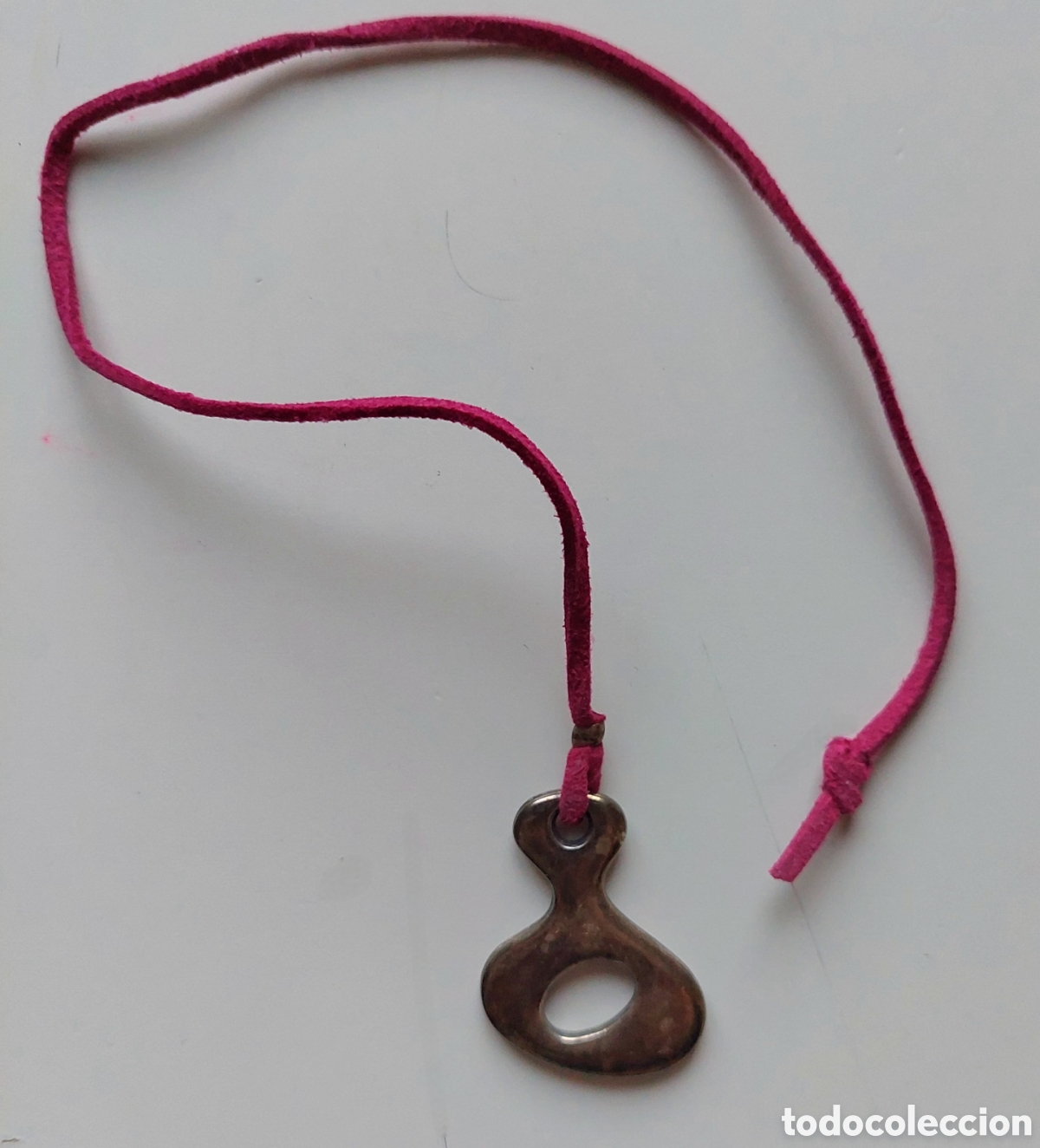 Joyeria: COLGANTE COBRIZO CORDON ROSA - Foto 3