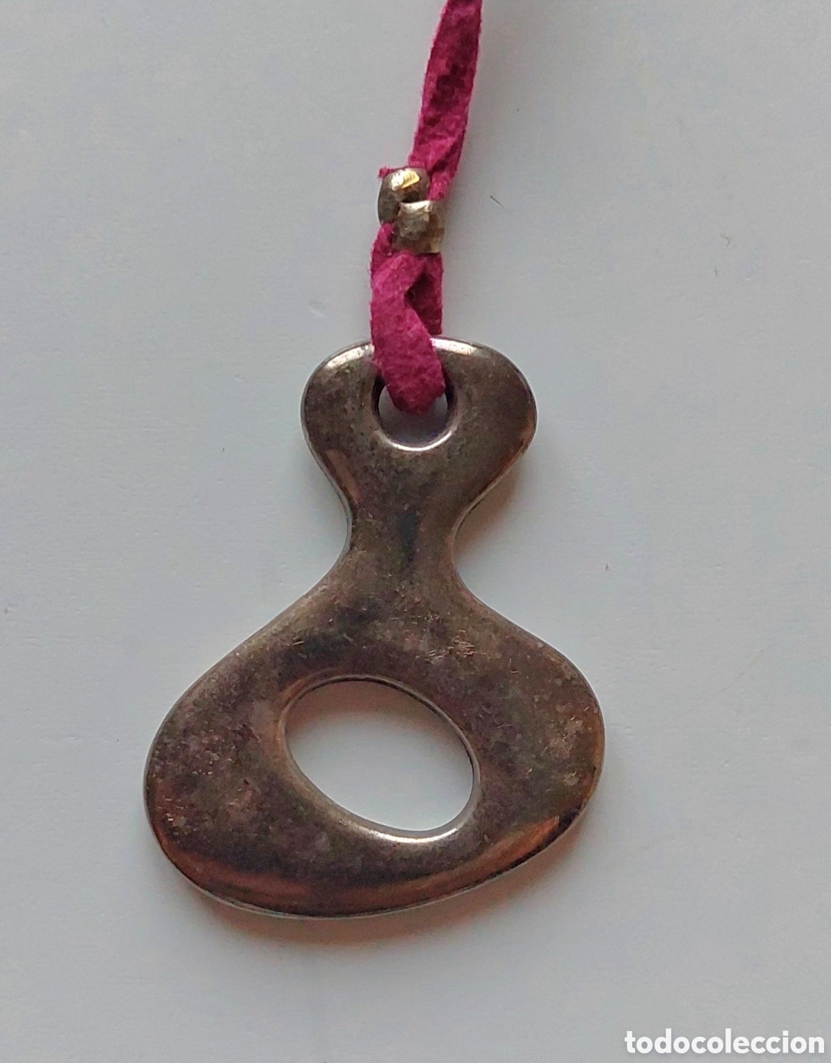 Joyeria: COLGANTE COBRIZO CORDON ROSA - Foto 1
