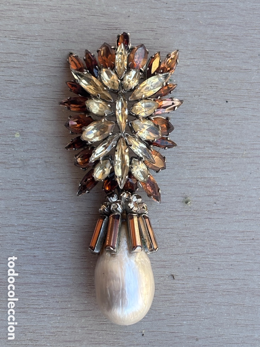 Joyeria: ESPECTACULAR BROCHE ANTIGUO - Foto 2