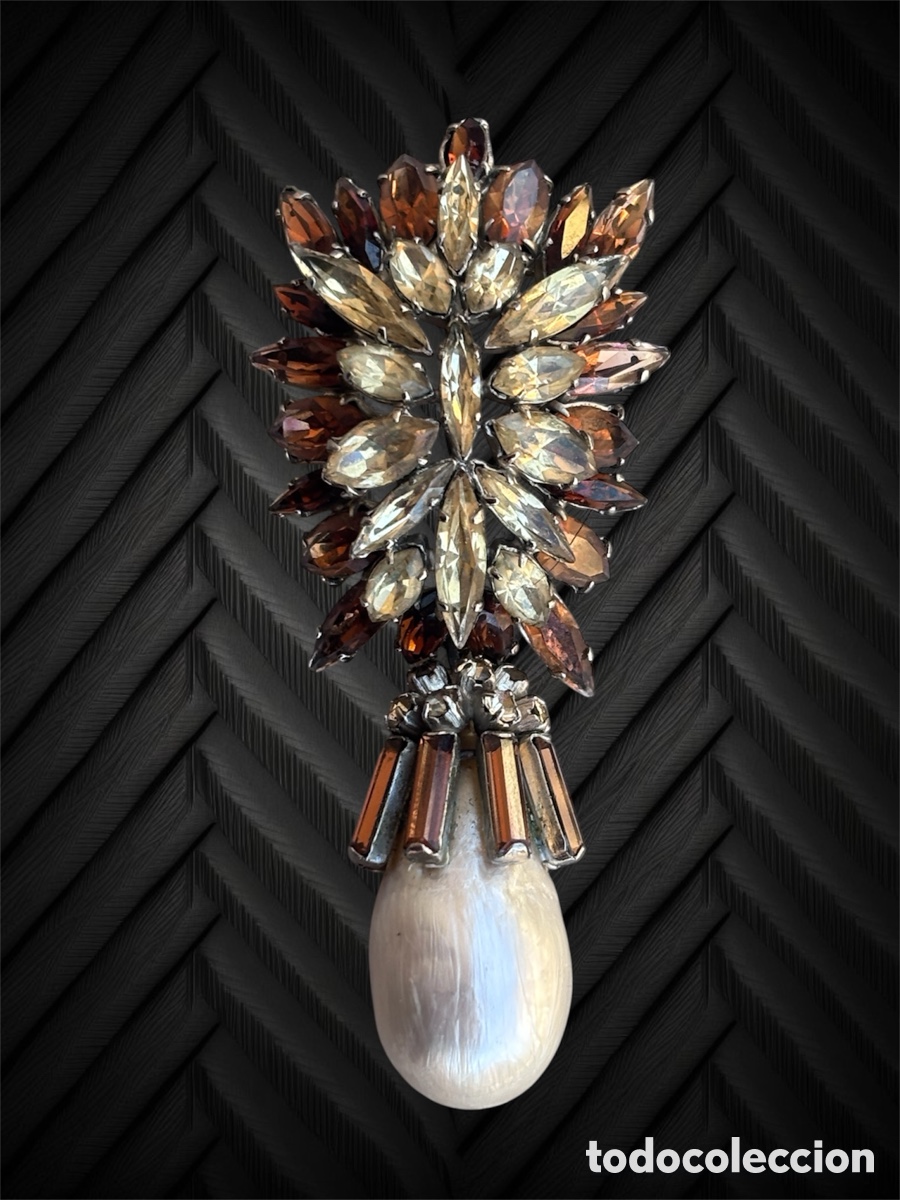 Joyeria: ESPECTACULAR BROCHE ANTIGUO - Foto 1