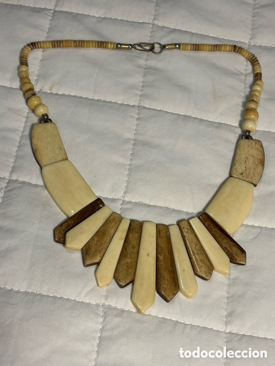 Joyeria: Gargantilla &eacute;tnica hueso - Foto 1