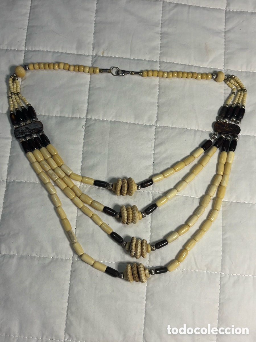 Joyeria: Gargantilla &eacute;tnica de hueso - Foto 1