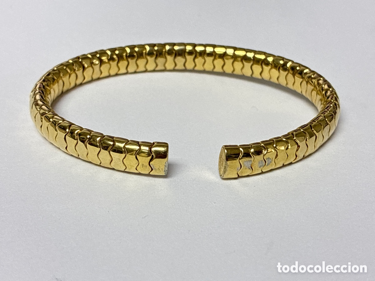 Joyeria: Pulsera de plata chapada oro /Pul286 - Foto 5