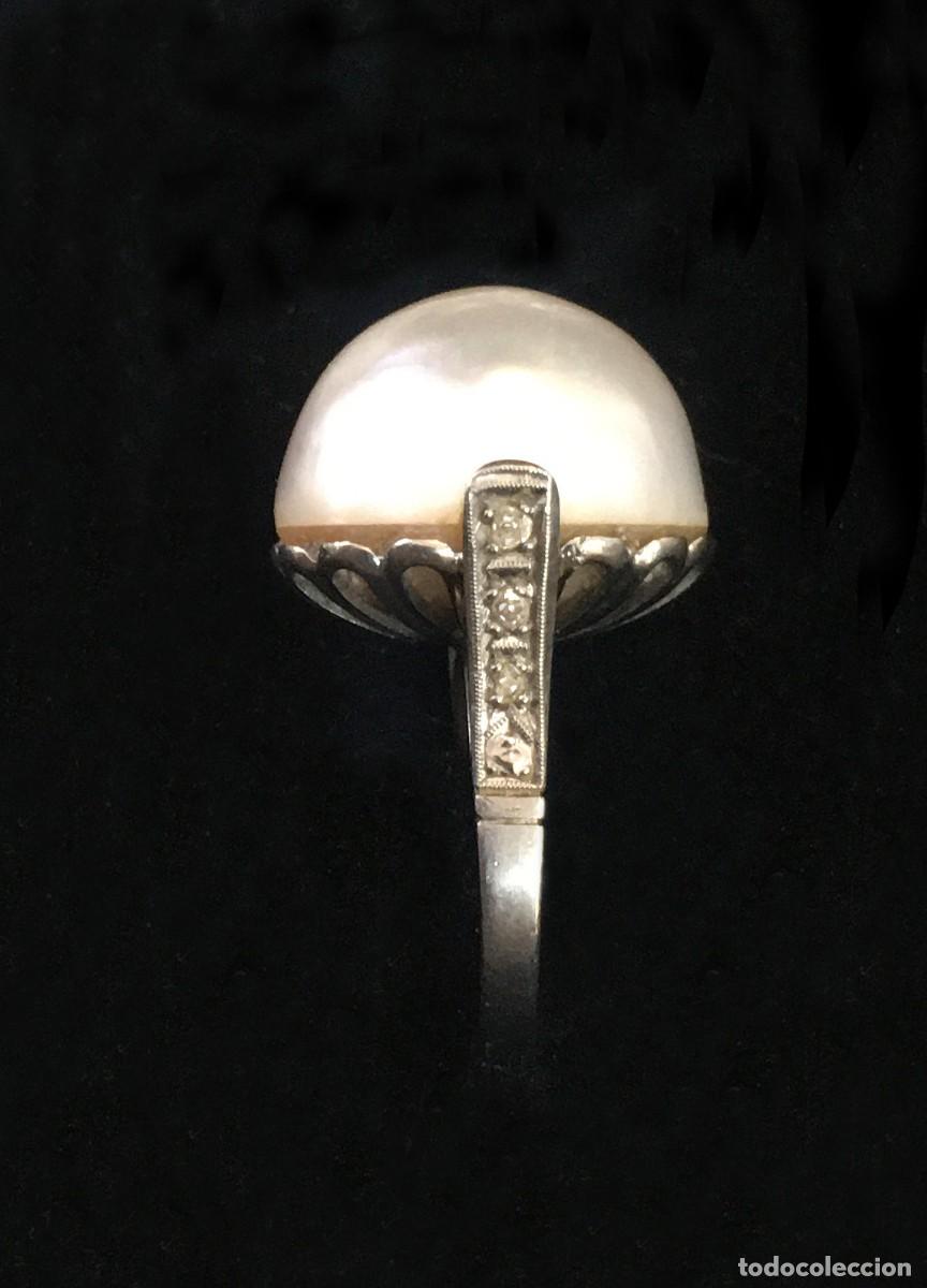 Joyeria: Juego de sortija y pendientes oro blanco 18K - Foto 3