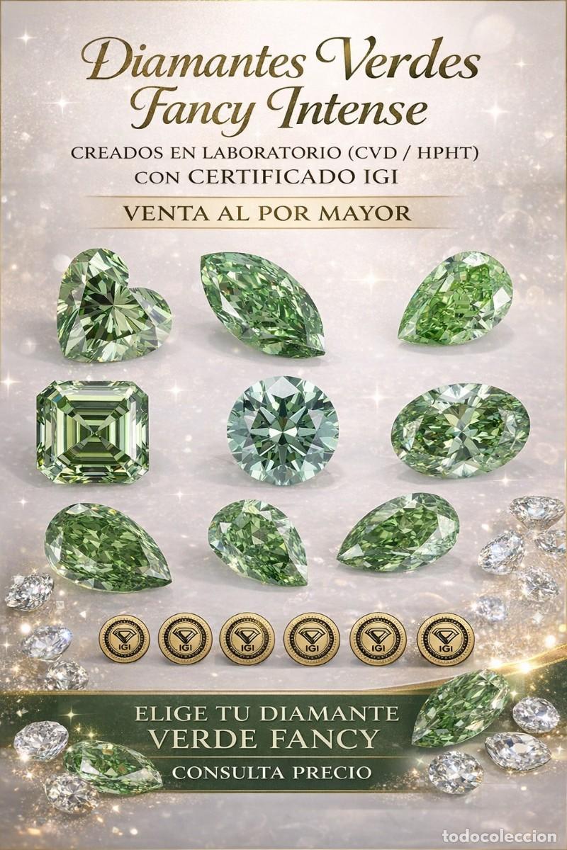 Joyeria: Diamantes Verdes Fancy Intense - Foto 1