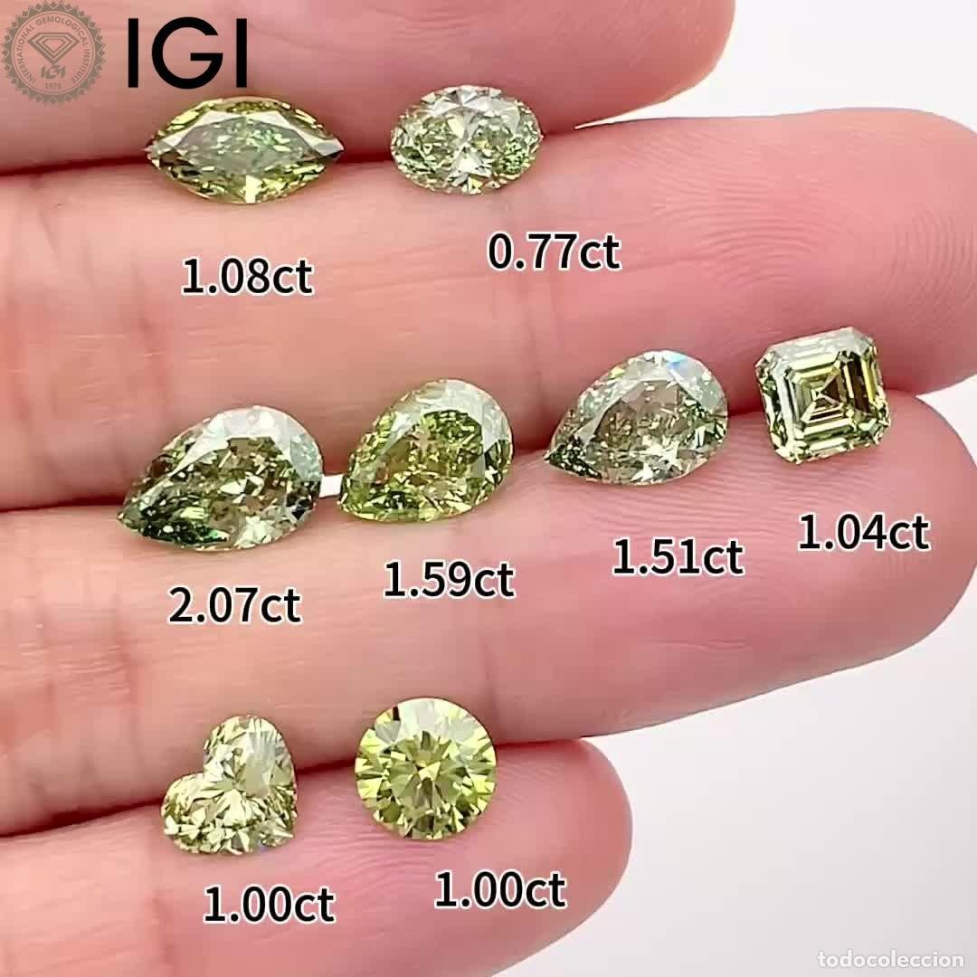Joyeria: Diamantes Verdes Fancy Intense - Foto 2