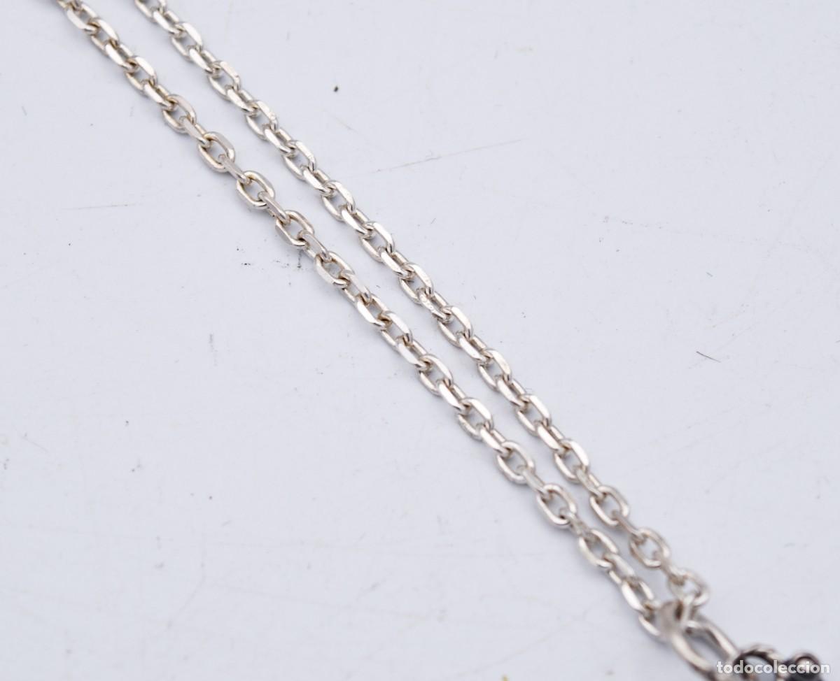 Joyeria: Colgante con cadena con forma de cruz - Plata - Foto 8
