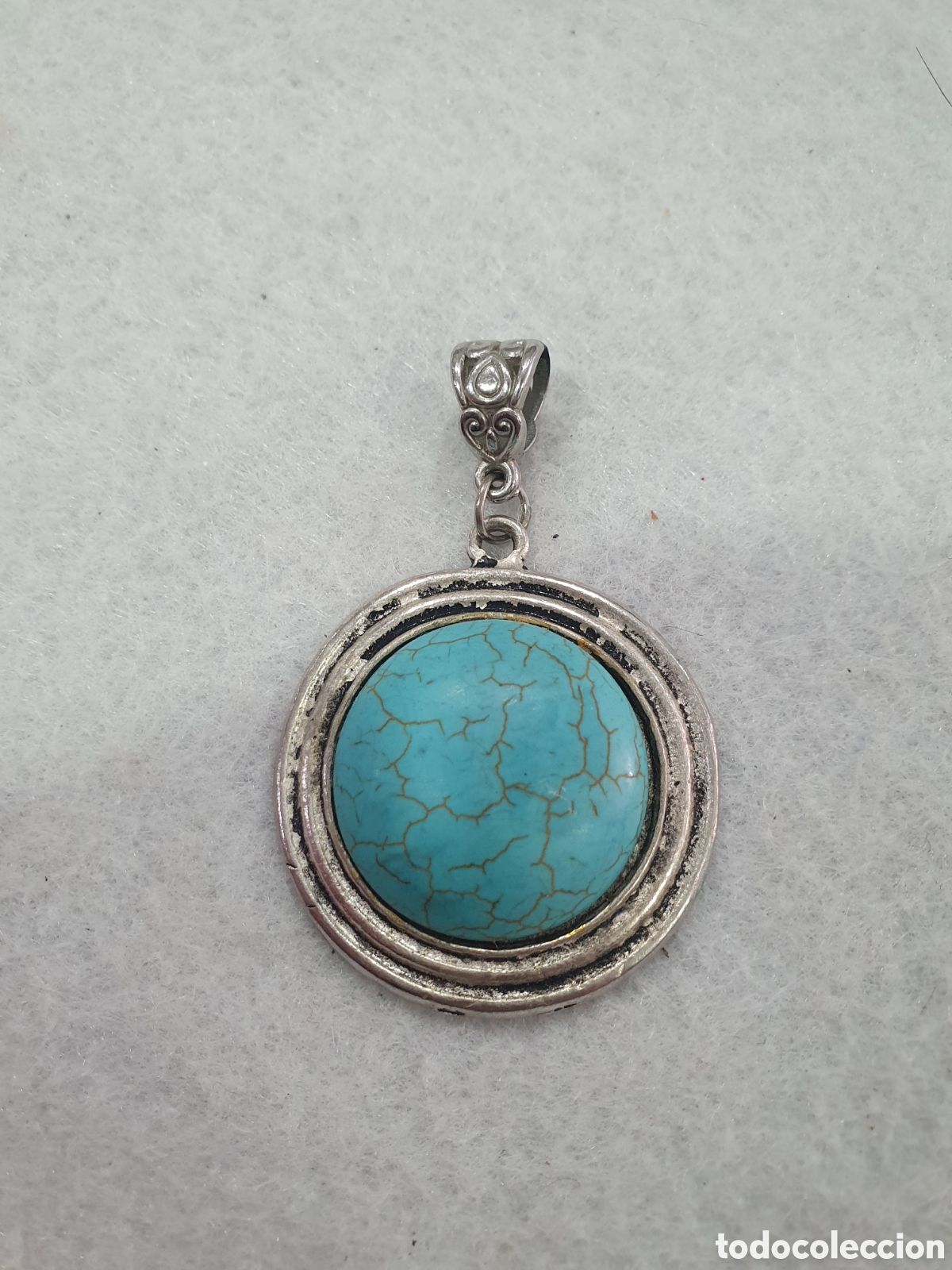 Joyeria: Colgante turquesa. (L65) - Foto 1