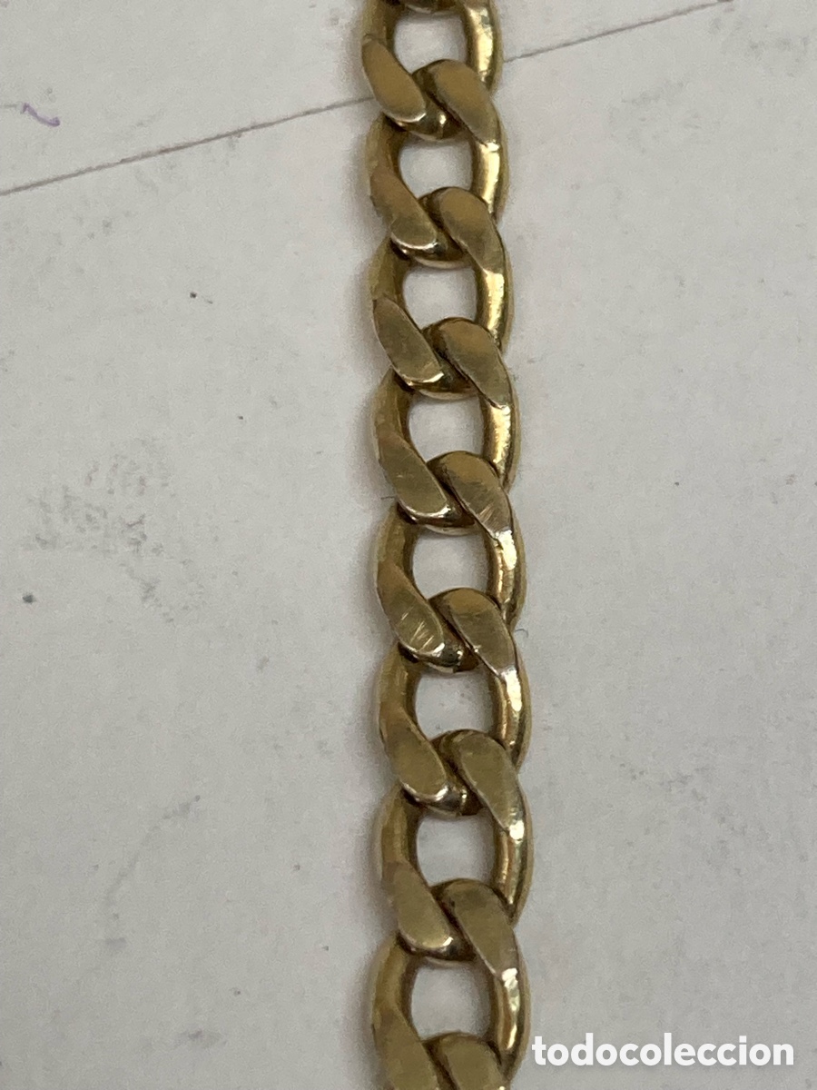 Joyeria: Cadena de plata chapada oro /CA440-1 - Foto 2
