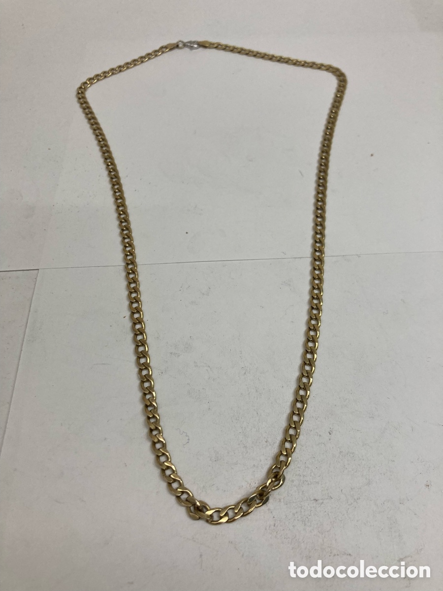 Joyeria: Cadena de plata chapada oro /CA440-1 - Foto 1